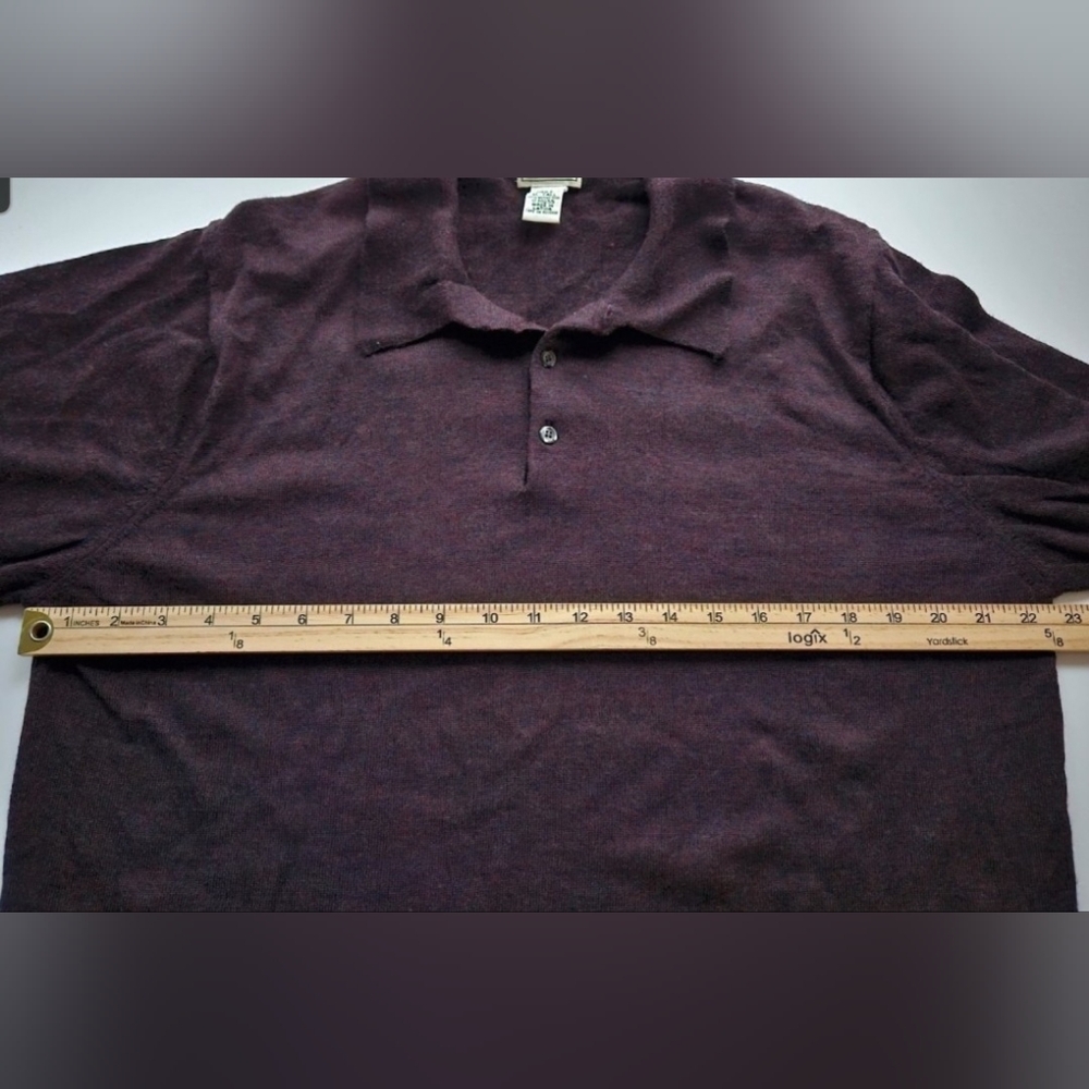 L.L.Bean Merino Wool Pullover Mens XL Tall Eclectic Grandpa Academia Teacher - Picture 7 of 7